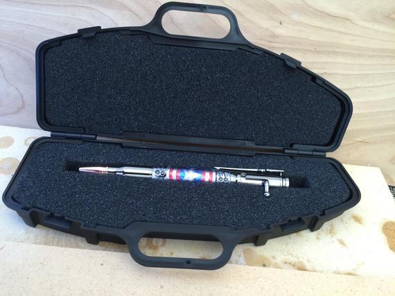 Rifle Case Pen Box for Bolt Action Bullet Pens - Pen not included
